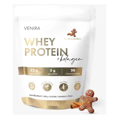 VENIRA whey protein, perník-skořice, 1000 g