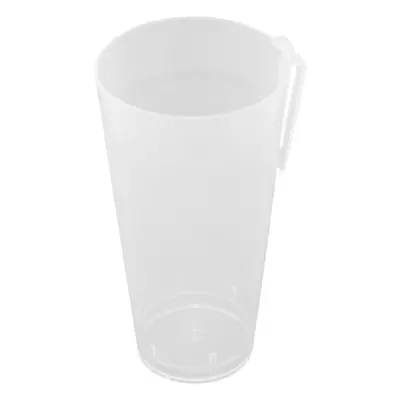 EcoPack Plastový kelímek PP vratný 500 ml transparentní s klipem kr5/240 ks Balení: 240