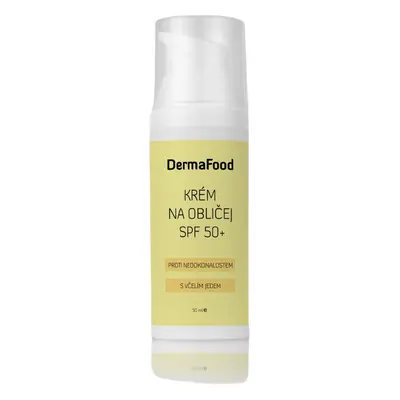 DermaFood Krém na obličej SPF 50+ proti nedokonalostem s včelím jedem, 50ml