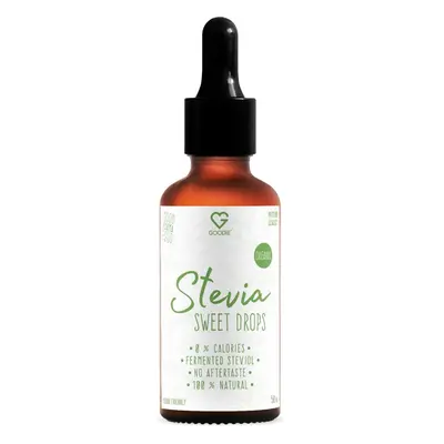 GOODIE Stevie fermentovaná kapky BIO Přírodní sladidlo/Organic Stevia sweet drops, 50 ml