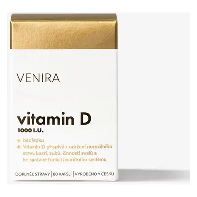 VENIRA vitamin D3, 80 kapslí