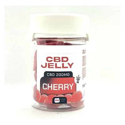 CZECHCBD CBD Jelly 200 mg Višeň, 20 ks