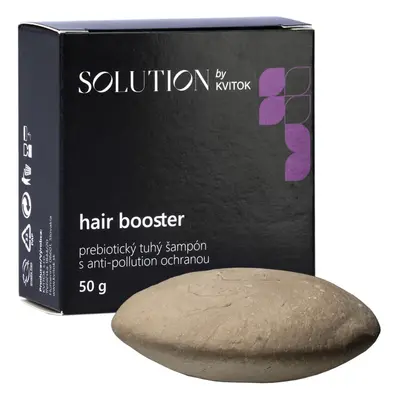 Kvitok Solution Prebiotický tuhý šampon s anti-pollution ochranou Hair Booster, 50 g