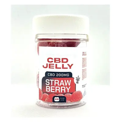 CZECHCBD CBD Jelly 200 mg Pomeranč, 20 ks