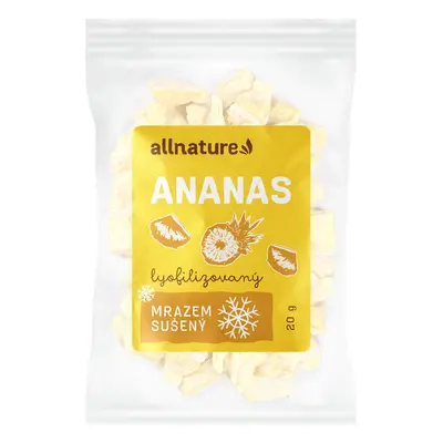 Allnature Ananas sušený mrazem kousky, 20 g