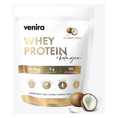 VENIRA whey protein, kokos, 1000 g