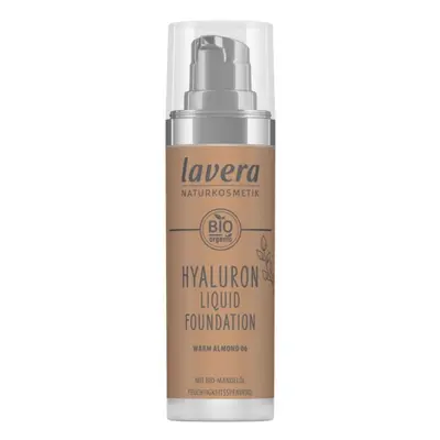 lavera Lehký tekutý make-up s kyselinou hyaluronovou 06 Warm Almond 30 ml