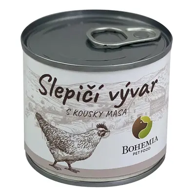 Bohemia Pet Food BOHEMIA Slepičí vývar s kousky masa, 140ml