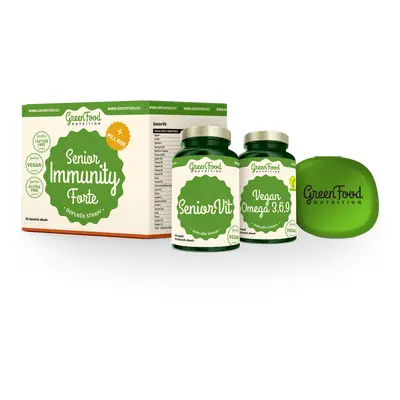 GreenFood Nutrition Senior Immunity Forte + Pillbox