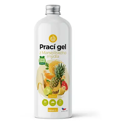 Nanolab Prací gel z Marseillského mýdla pro citlivou pokožku Tropical, 20PD, 1L