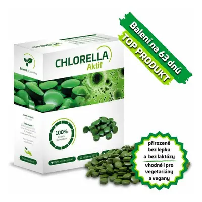 Aktif Chlorella Aktif, 250 g (63 dnů)