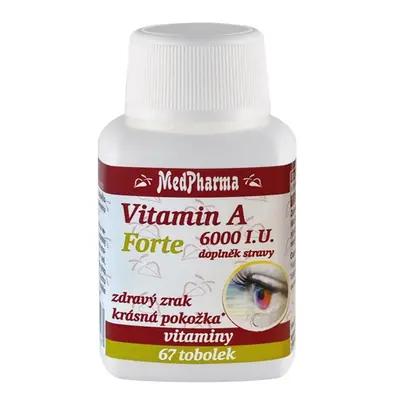 MedPharma Vitamin A 6000 I.U. Forte, 67 tobolek