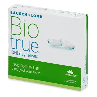 Bausch + Lomb Biotrue ONEday kontaktní čočky, 90ks Dioptrie: + 2,00