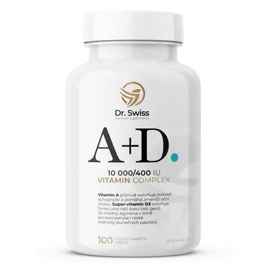 Dr. Swiss Vitamín A+D, 100 tablet