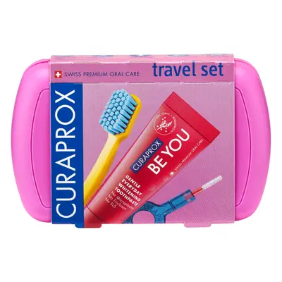 Curaprox Travel set růžový