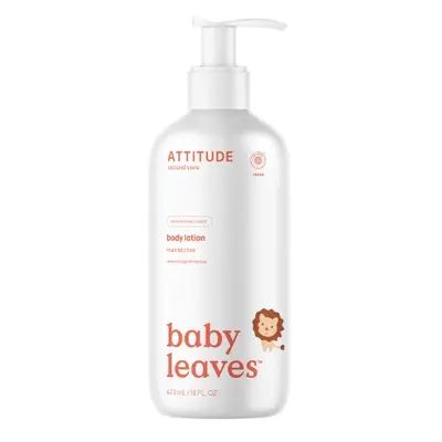 Baby leaves Dětské tělové mléko s vůní hruškové šťávyl Attitude 473ml