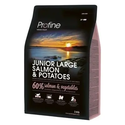 Profine Junior krmivo pro mladé psy velkých plemen losos a brambory, 3 kg