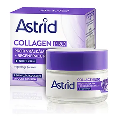 ASTRID COLLAGEN PRO Noční krém proti vráskám, 50 ml