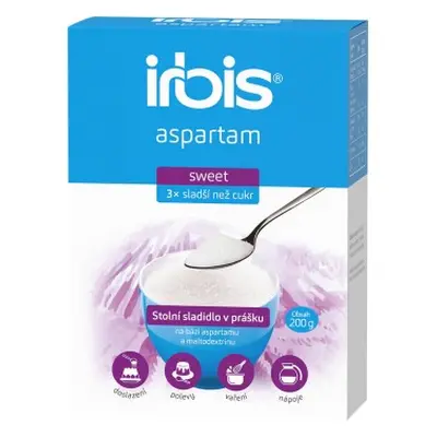 Irbis Aspartam Sweet 3x sladší - sypké sladidlo, 200 g