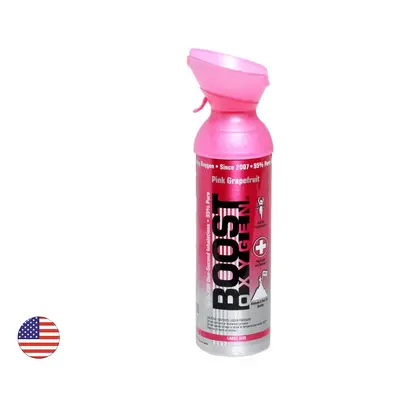 Inhalační kyslík Boost Oxygen Pink Grapefruit - růžový grep (3l, 5l, 9l) Varianta: 5 l