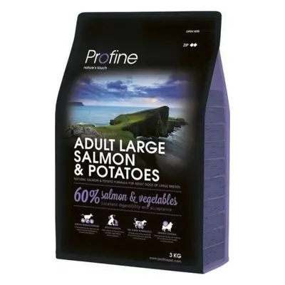 Profine Adult krmivo pro dospělé psy velkých plemen losos a brambory, 3 kg