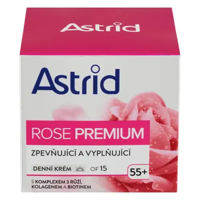 ASTRID ROSE PREMIUM 55+ Zpevňující a vyplňující denní krém OF15, 50ml