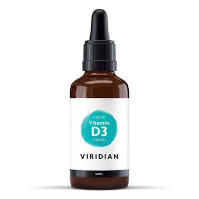 Viridian Nutrition Viridian Liquid Vitamin D3 2000IU, 50 ml