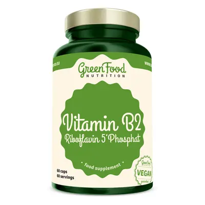 GreenFood Nutrition Vitamin B2 Riboflavin 5'Phosphat 60cps