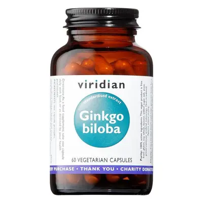 Viridian Nutrition Viridian Ginkgo Biloba, 60 ks