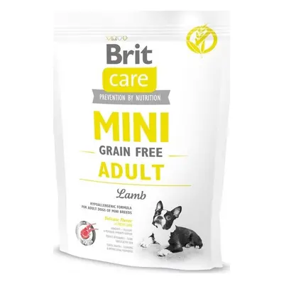 Brit Care MINI krmivo pro dospělé psy bez obilovin s jehněčím, 400 g