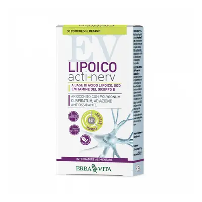 Erba Vita LIPOICO ACTI-NERV RETARD - antioxidace, 30 tablet