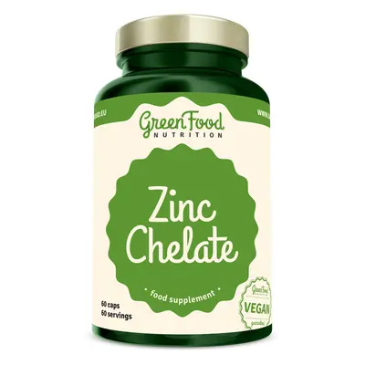 GreenFood Nutrition Zinek Chelát 60 kapslí