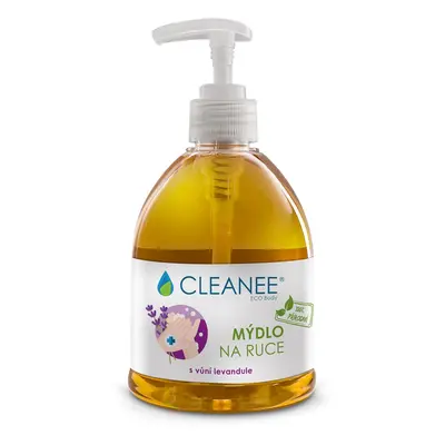 CLEANEE EKO CLEANEE ECO Body 100% přírodní mýdlo na ruce s vůní levandule 500ml