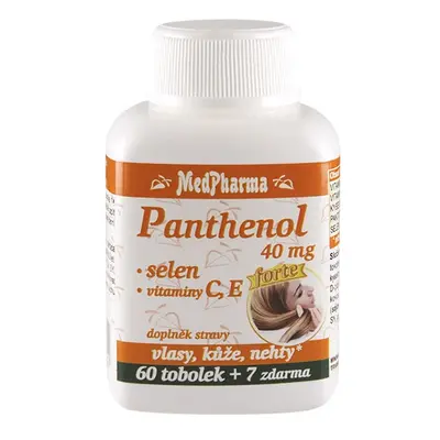 MedPharma Panthenol 40 mg + selen + vitaminy C, E, 67 tobolek