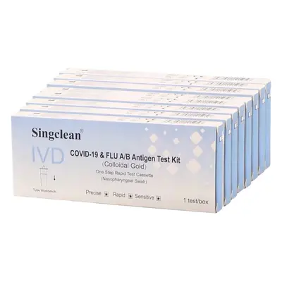 Singclean® 20x Singclean 3v1 Chřipka A/B/SARS-CoV-2 výtěrový test