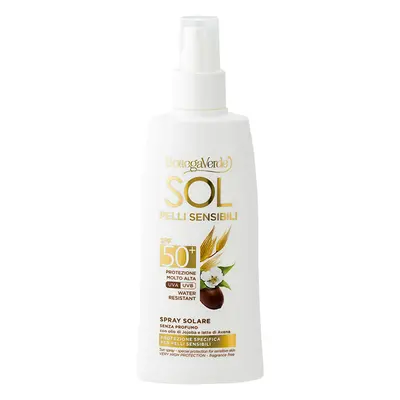 Bottega Verde SOL Voděodolný sprej na opalování SPF 50+ na citlivou pokožku, 200ml