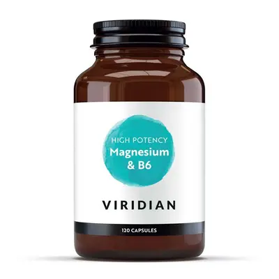 Viridian Nutrition Viridian High Potency Magnesium with B6, 120 kapslí