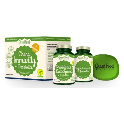 GreenFood Nutrition Strong Immunity & Probiotics + Pillbox