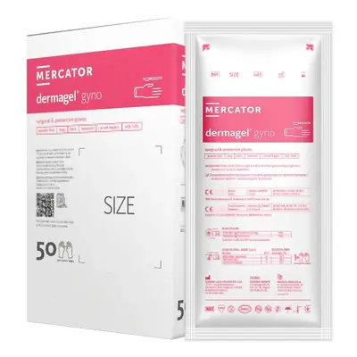 Mercator Medical Sterilní chirurgické latexové rukavice Mercator GYNO, 1 pár Velikost: L