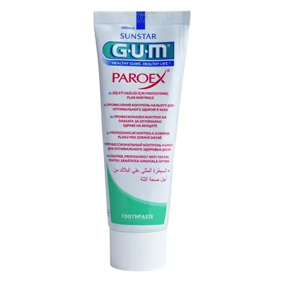 GUM Sunstar GUM PAROEX gelová zubní pasta (CHX 0,12 % + CPC 0,05 %), 75 ml