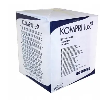 ZARYS International Group KOMPRI lux - Komprese gázová, 17N, 8W, 10cmx10cm, nesterilní (100ks)