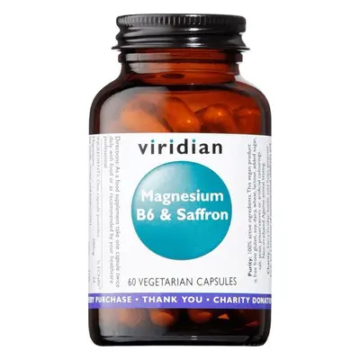 Viridian Nutrition Viridian Magnesium B6 & Saffron, 60 kapslí Varianta: Magnesium B6 and Saffron