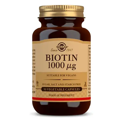 Solgar Biotin 1000 mg, 50 kapslí