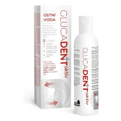 Glucadent aktiv ústní voda, 200 ml