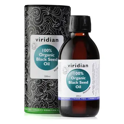 Viridian Nutrition Viridian Black Seed Oil Organic, 200 ml