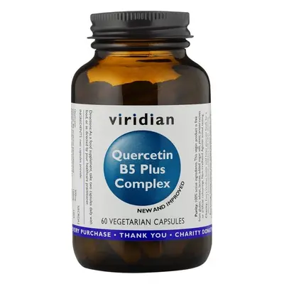 Viridian Nutrition Viridian Quercetin B5 Plus Complex, 60 ks