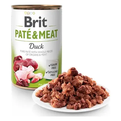 Brit Konzerva pro psy paté kachní, kuřecí, vnitřnosti, 800 g