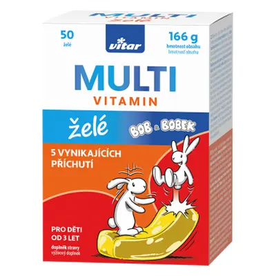 Vitar Kids Multivitamin želé, 50 želé