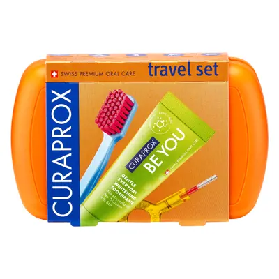 Curaprox Travel set oranžový