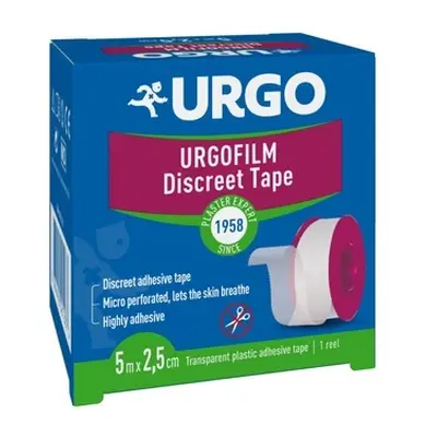 Urgo Film fixační transparentní náplast 5m x 2,5cm